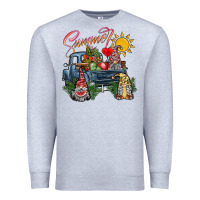 Heather Grey summer Premium Sweatshirt - SublimationCraftShop