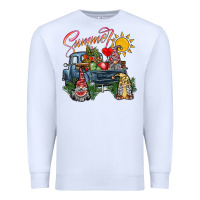 White summer Premium Sweatshirt - SublimationCraftShop