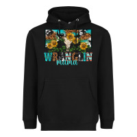 Black wranglin mama Heavyweight Hoodie - texasbilliewilder