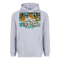 Heather Grey wranglin mama Heavyweight Hoodie - texasbilliewilder