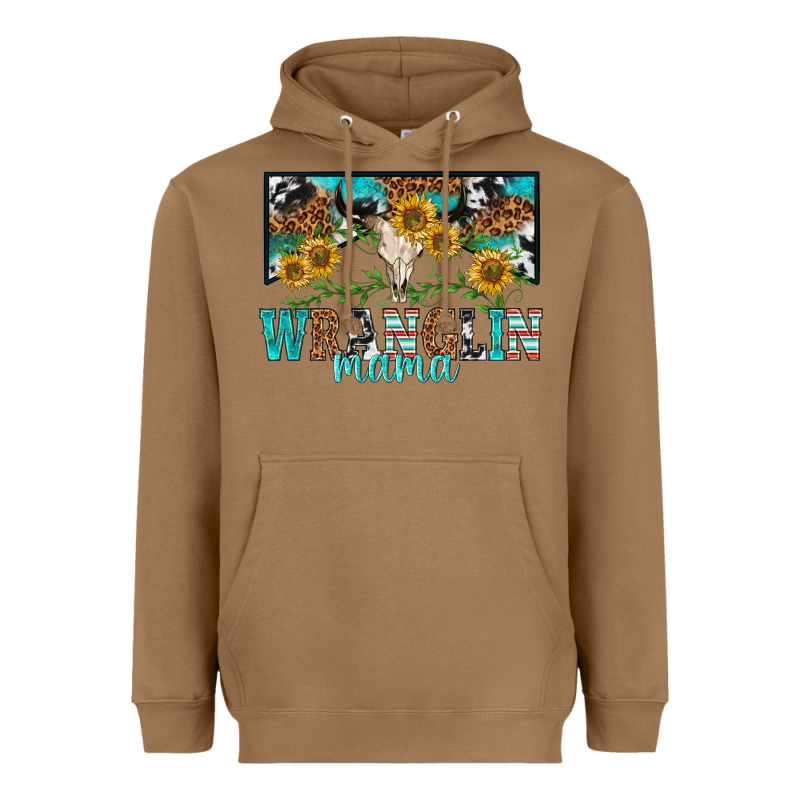 Wranglin Mama Heavyweight Hoodie by texasbilliewilder | Teevron