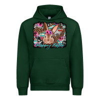 Forest Green happy easter bunny western background Urban Hoodie - Jasminsmagicworld