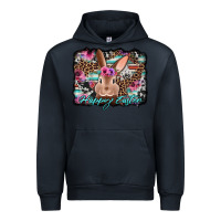 Navy happy easter bunny western background Urban Hoodie - Jasminsmagicworld