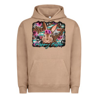 Pigment Burro happy easter bunny western background Urban Hoodie - Jasminsmagicworld