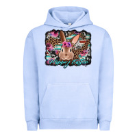Pigment Grape Ice happy easter bunny western background Urban Hoodie - Jasminsmagicworld