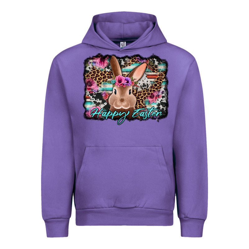 Happy Easter Bunny Western Background Urban Hoodie by Jasminsmagicworld | Teevron