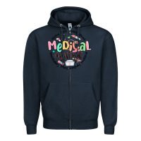 Navy medical assistant nurse Zipper Hoodie - MaliasSmallBusiness