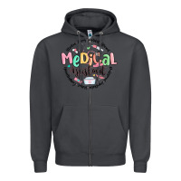 Smoke medical assistant nurse Zipper Hoodie - MaliasSmallBusiness