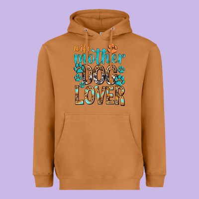 Wife Mother Dog Lover With Paws Heavyweight Hoodie Designed By Texasbilliewilder