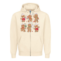 Sandshell nurse gingerbread Zipper Hoodie - MaliasSmallBusiness