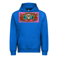 Cobalt western baby boer goat pink flowers serape leopard pink glitter patter Urban Hoodie - BarkalooDesign