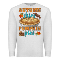 Oatmeal Heather autumn skies pumpkin pies Premium Sweatshirt - HRA Design Shop