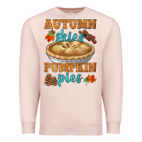 Pale Pink autumn skies pumpkin pies Premium Sweatshirt - HRA Design Shop