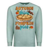 Seafoam autumn skies pumpkin pies Premium Sweatshirt - HRA Design Shop