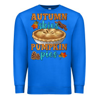 True Royal autumn skies pumpkin pies Premium Sweatshirt - HRA Design Shop