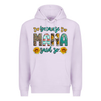 Lilac because mama said so western sunflowers Premium Hoodie - Artiststas