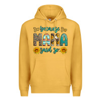 Mustard because mama said so western sunflowers Premium Hoodie - Artiststas