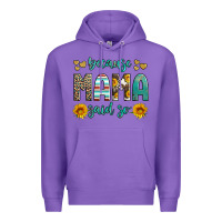 Purple because mama said so western sunflowers Premium Hoodie - Artiststas