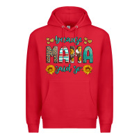 Red because mama said so western sunflowers Premium Hoodie - Artiststas
