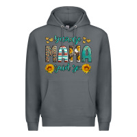 Rock because mama said so western sunflowers Premium Hoodie - Artiststas