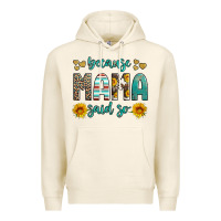 Tofu because mama said so western sunflowers Premium Hoodie - Artiststas