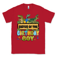 Red sister of the birthday boy Classic Tee - MaliasSmallBusiness