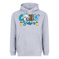 Heather Grey cozy season winter Heavyweight Hoodie - RanaPortraitStore