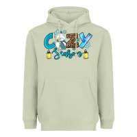 Matcha cozy season winter Heavyweight Hoodie - RanaPortraitStore