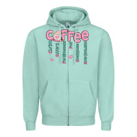 Seafoam coffee and christ Zipper Hoodie - MaliasSmallBusiness