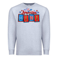 Heather Grey American mini Premium Sweatshirt - Neo Western