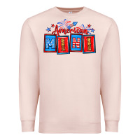 Pale Pink American mini Premium Sweatshirt - Neo Western