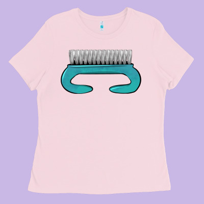 Nail Brush Ladies Tee Designed By Barkaloodesign