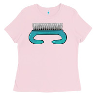 Bubblegum Pink nail brush Ladies Tee - BarkalooDesign