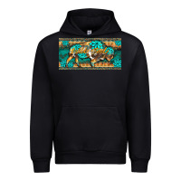Black western  bison wild soul turquoise's gemstones  license plate template Urban Hoodie - BarkalooDesign