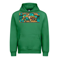 Emerald western  bison wild soul turquoise's gemstones  license plate template Urban Hoodie - BarkalooDesign