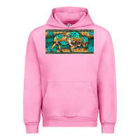 Fuchsia Pink western  bison wild soul turquoise's gemstones  license plate template Urban Hoodie - BarkalooDesign