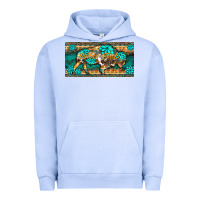 Pigment Grape Ice western  bison wild soul turquoise's gemstones  license plate template Urban Hoodie - BarkalooDesign