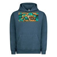 Pigment Midnight Navy western  bison wild soul turquoise's gemstones  license plate template Urban Hoodie - BarkalooDesign