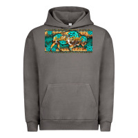 Pigment Tornado western  bison wild soul turquoise's gemstones  license plate template Urban Hoodie - BarkalooDesign