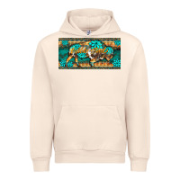 Sandshell western  bison wild soul turquoise's gemstones  license plate template Urban Hoodie - BarkalooDesign