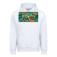 White western  bison wild soul turquoise's gemstones  license plate template Urban Hoodie - BarkalooDesign
