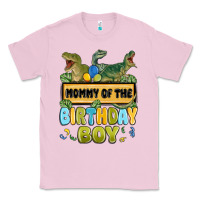 Bubblegum Pink mommy of the birthday boy Classic Tee - MaliasSmallBusiness