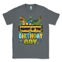 Charcoal Heather mommy of the birthday boy Classic Tee - MaliasSmallBusiness