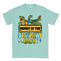 Seafoam mommy of the birthday boy Classic Tee - MaliasSmallBusiness