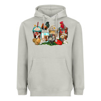 Moon Dust rooster coffee cups Heavyweight Hoodie - Zillion Design Studio