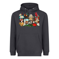 Smoke rooster coffee cups Heavyweight Hoodie - Zillion Design Studio