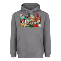 Storm rooster coffee cups Heavyweight Hoodie - Zillion Design Studio