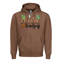 Chestnut future cowboy Zipper Hoodie - MaliasSmallBusiness