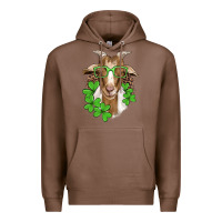 Chestnut st patricks goat with glasses Premium Hoodie - Artiststas