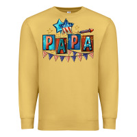 Antique Gold American Papa 4th of july Premium Sweatshirt - CowGirlArtShop